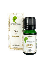 5% CBD Dropper 10ml - EU organically certified Hemp - NEW Blend - Endopure Ltd