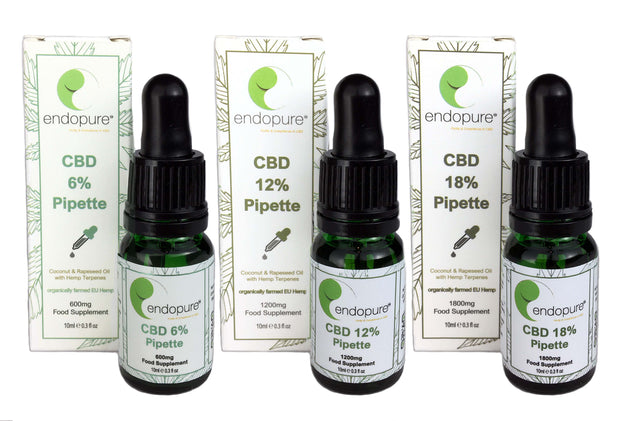 6% CBD Pipette 10ml - EU organically certified Hemp - Endopure Ltd