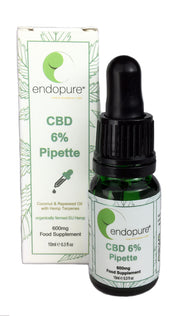 6% CBD Pipette 10ml - EU organically certified Hemp - Endopure Ltd